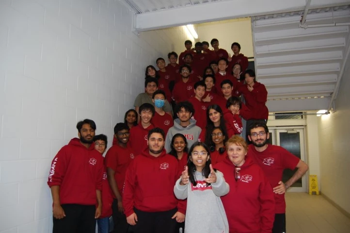 Victoria Park Robotics students working together